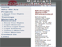 Tablet Screenshot of midnightspecial.net